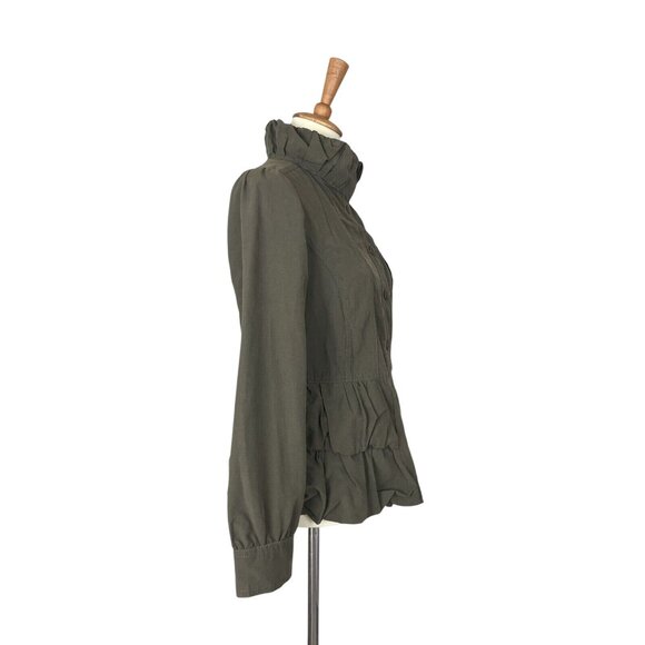 Ami Army Green Jacket Cargo Women M Green Utility Feminine - Picture 5 of 11